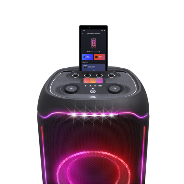 JBL PartyBox Ultimate Portable Speaker with Wi-Fi, Bluetooth, IPX4 Splashproof & Built-In Lights