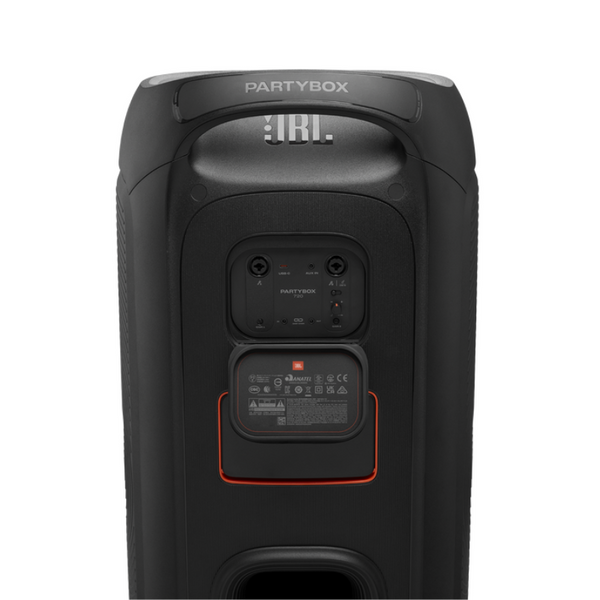 JBL PartyBox 720 Wireless Bluetooth Party Speaker with Dynamic Light Show, 15h Playtime, IPX4 Splashproof - Black