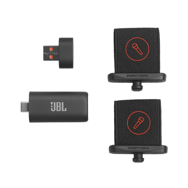 JBL EasySing Mics, 2 Wireless Microphones, Black | AI Karaoke Microphones with Real-Time Vocal Removal
