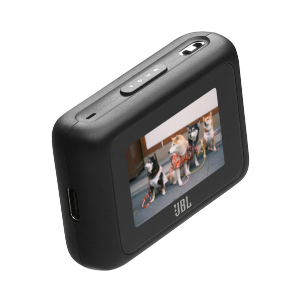 JBL Smart Tx Audio Transmitter with Touch Screen Display | Universal Compatibility - Black