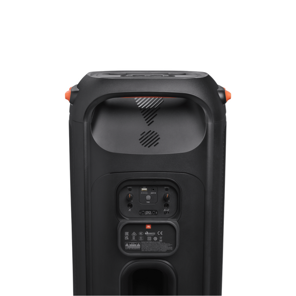 JBL PartyBox 710 Portable Indoor and Outdoor Party Speaker with Built-In Lights, IPX4 Splashproof Design and Wheels - Black