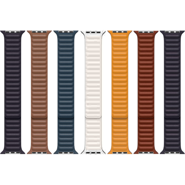 Apple Leather Link Watch Strap | All Case Sizes - 5 Colours