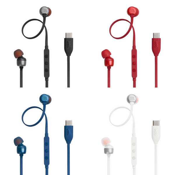 JBL Tune 310C Wired In-Ear Headphones with Microphone and USB-C Port