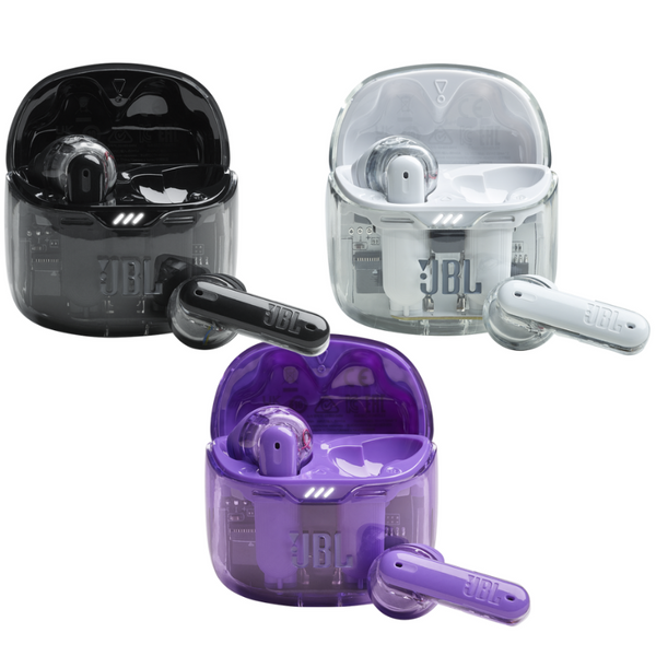 JBL Tune Flex Ghost Edition Wireless Bluetooth Headphones with Active Noise Cancelling