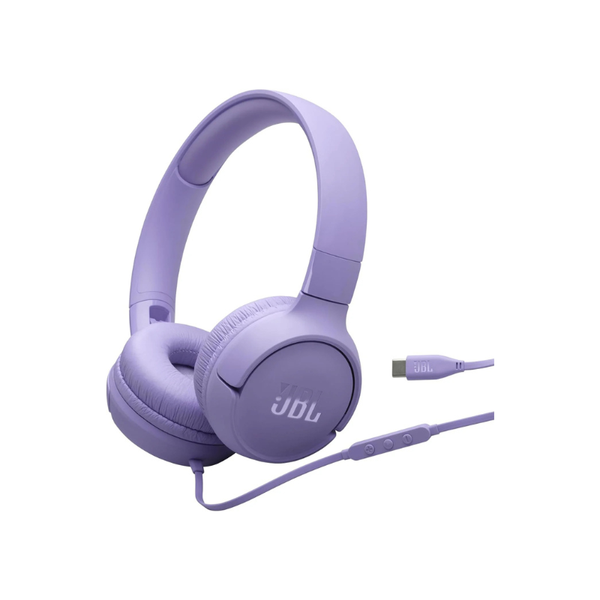 JBL Tune 520C USB-C Comfort Fit Wired On Ear Headphones with USB-C Connection