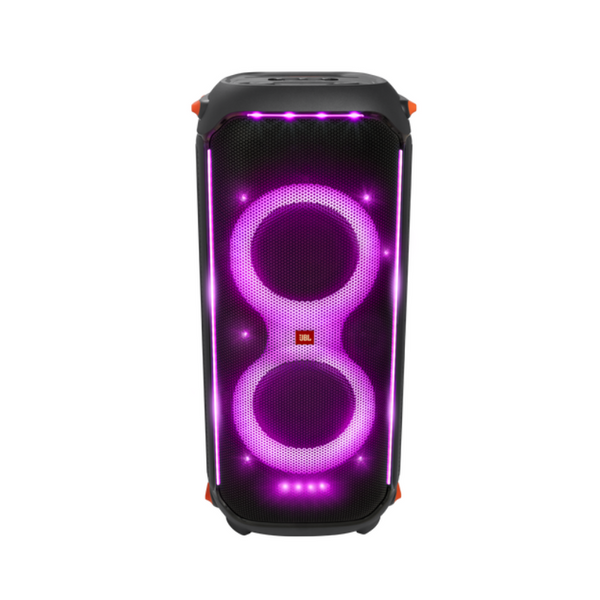 JBL PartyBox 710 Portable Indoor and Outdoor Party Speaker with Built-In Lights, IPX4 Splashproof Design and Wheels - Black