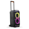 JBL Partybox Stage 320, Portable Bluetooth Party Speaker with Wheels and Telescopic Handle - Black