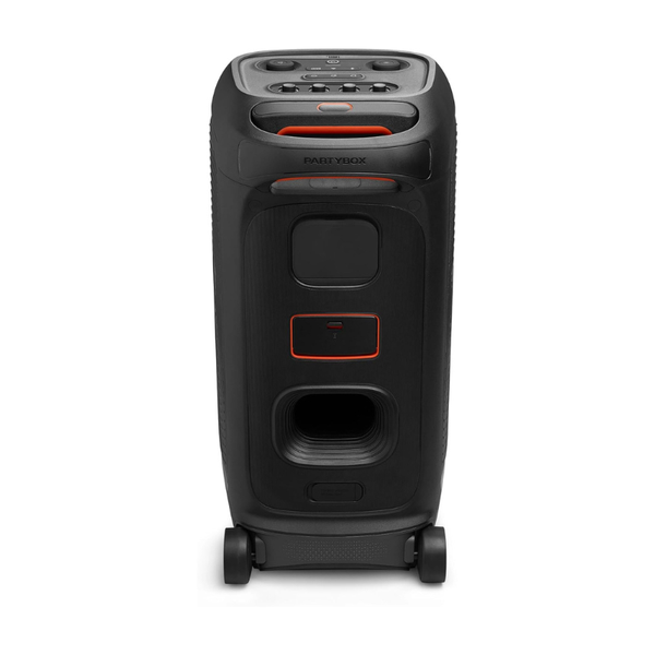 JBL Partybox Stage 320, Portable Bluetooth Party Speaker with Wheels and Telescopic Handle - Black