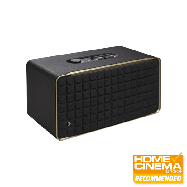 JBL Authentics 500 Hi-Fi Smart Home Speaker with Dolby Atmos, Wi-Fi, Music Streaming, Voice Assist, Bluetooth, Retro Design - Black