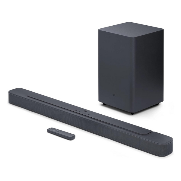 JBL SoundBar 2.1 Deep Bass MK2 Television Speaker for Home Entertainment Sound System, Sleek and Compact Design - Black