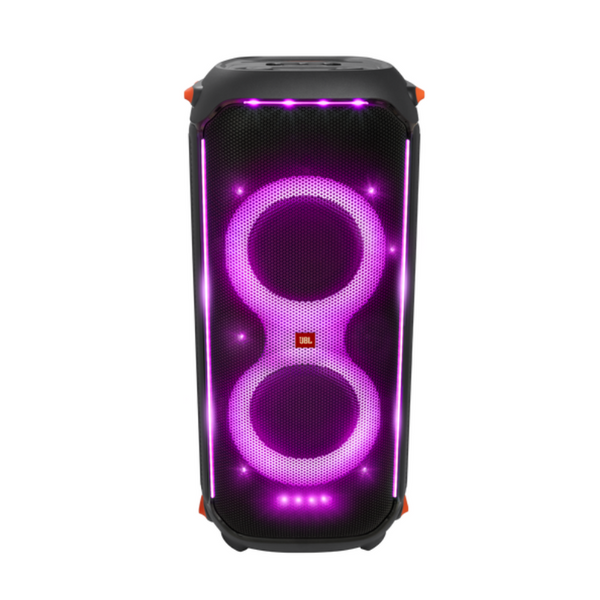 JBL PartyBox 710 Portable Indoor and Outdoor Party Speaker with Built-In Lights, IPX4 Splashproof Design and Wheels - Black