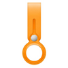 Apple AirTag Leather Loop for AirTag - California Poppy - MM023ZM/A (AirTag not included)