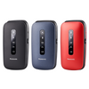 Panasonic KX-TU550E 4G Essentials Clamshell Mobile Phone for Elderly, 1.2MP Camera, Senior Phone with Large 2.8" Display, 300 Hours Standby Time