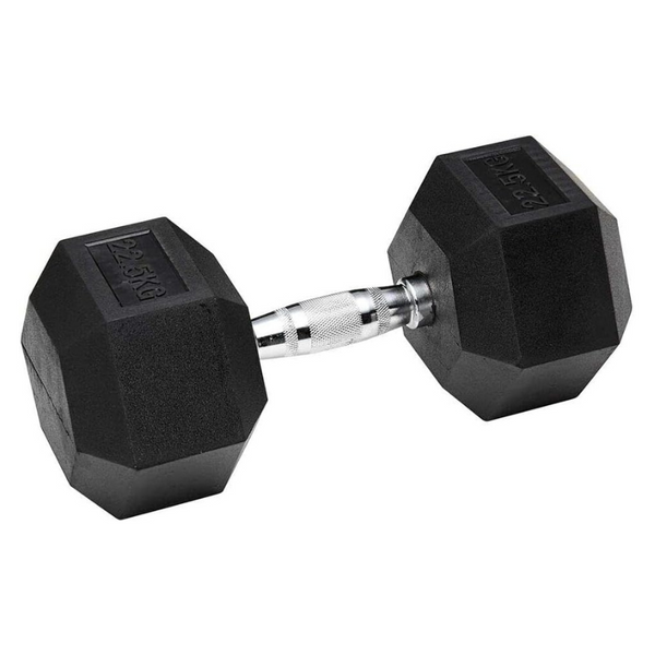 Hex Dumbbells at Home Weights for Strength Training | Iron, Rubber, Non-Slip