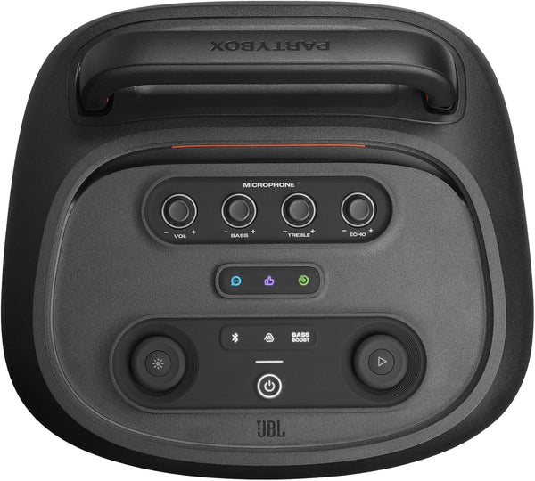 JBL Partybox 520, Wireless Bluetooth Party Speaker, 15H Playtime, IPX4 Splashproof - Black