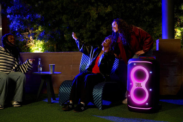 JBL Partybox 520, Wireless Bluetooth Party Speaker, 15H Playtime, IPX4 Splashproof - Black