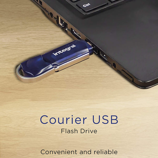 Integral Courier USB 2.0 Flash Drive Storage Pen - 16GB 32GB 64GB 128GB