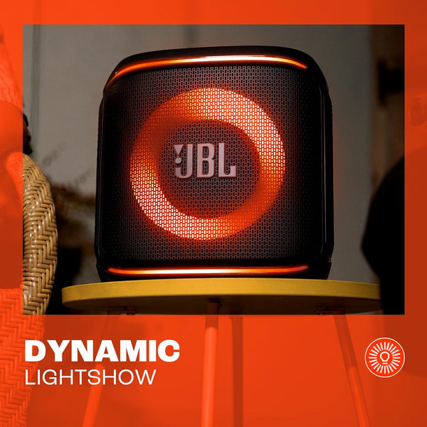 JBL Partybox Encore 2, Wireless Bluetooth Party Speaker with Wireless Mic, 15h Playtime, IPX4 - Black