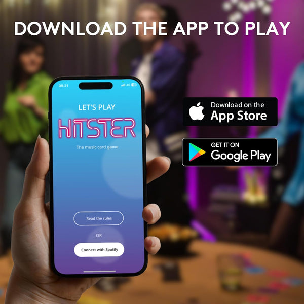 Hitster Music Board Game With Over 300 Hits 2-10 Players - 1110100132