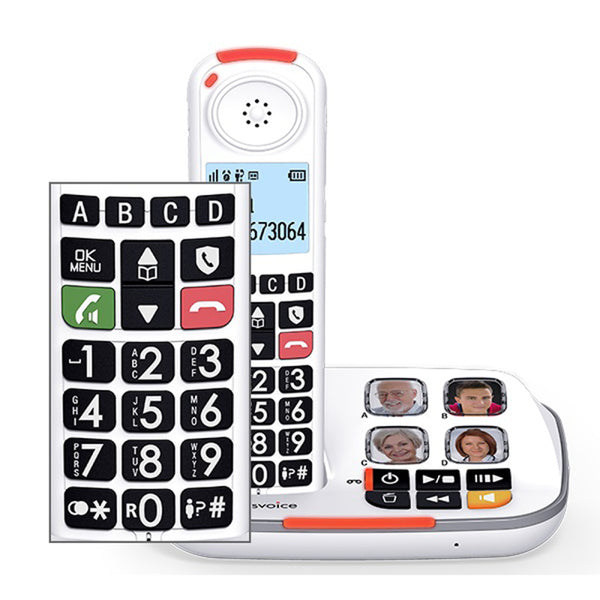 SwissVoice Xtra 2335 Digital Cordless Telephone - White - ATL1423990