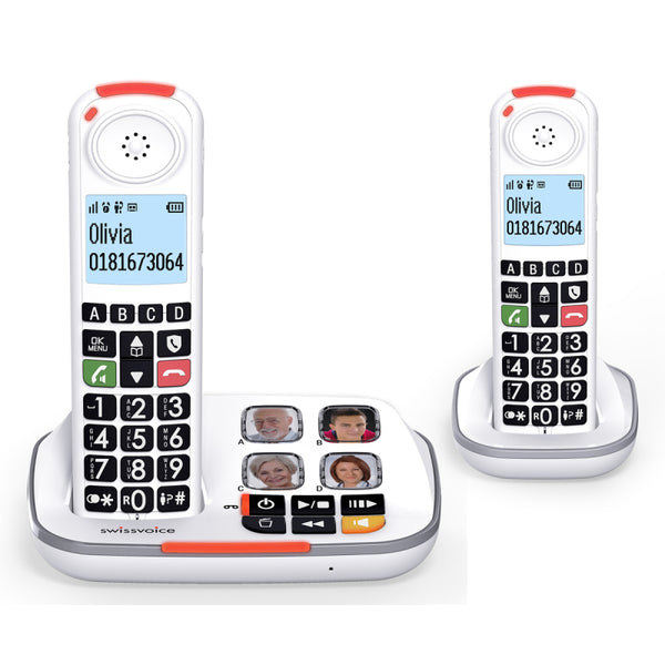 SwissVoice Xtra 2335 Duo Digital Twin Cordless Telephone - White - ATL1424010