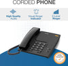 Acatel Big Button Corded Telephone - Black - ATL1425581