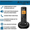 Alcatel Digital Cordless Phone with Answering Machine & Call Block - Black - ATL1427325