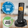 Alcatel Digital Cordless Phone with Answering Machine & Call Block - Black - ATL1427325