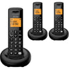 Alcatel Digital Triple Cordless Phone with Answering Machine & Call Block- Black - ATL1427349