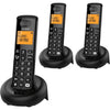 Alcatel Digital Triple Cordless Phone with Answering Machine & Call Block- Black - ATL1427349