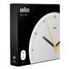 Braun Classic Analogue Wall Clock with Silent Sweep Movement - BC26