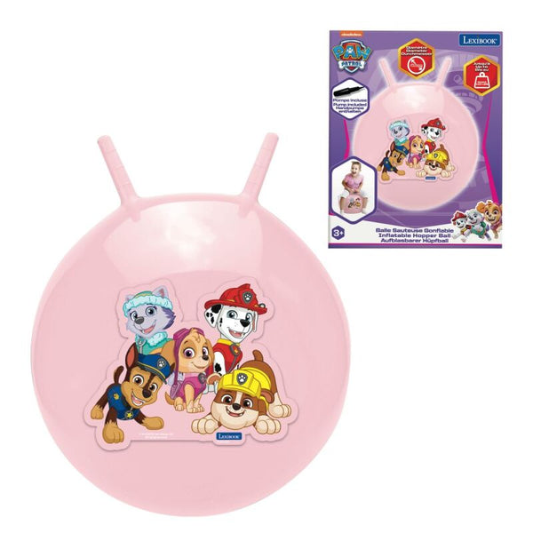 Lexibook Paw Patrol Inflatable Hopper Ball 45cm - Pink - BG040PAG
