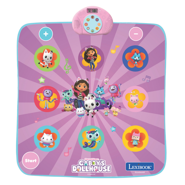 Lexibook Electronic Bluetooth and Luminous Dance Mat Gabby's Dollhouse - DM10GDH