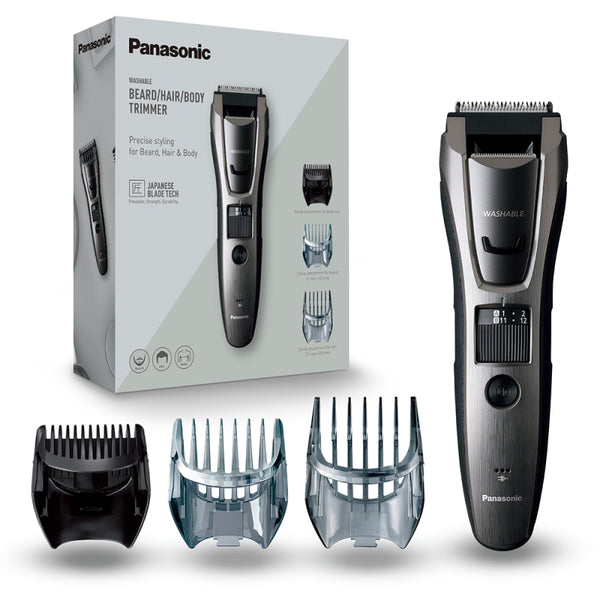 Panasonic ER-GB80-H Wet and Dry Electric Beard, Hair and Body Trimmer for Men - Black - ERGB80H