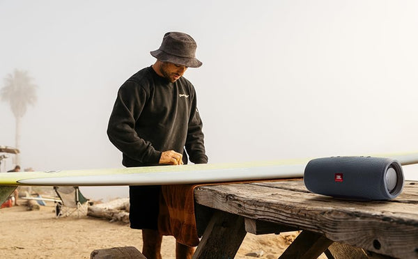 JBL Charge Essential 2 Portable Bluetooth Speaker with Built-in Powerbank, IPX7 Waterproof, Rechargeable 20h Battery Life - Black