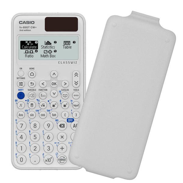 Casio ClassWiz GCSE Scientific Calculator Dual Powered - White - FX85GTCW+EWW