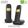 Gigaset A170 Digital Cordless Telephone with Illuminated Display - Single & Duo