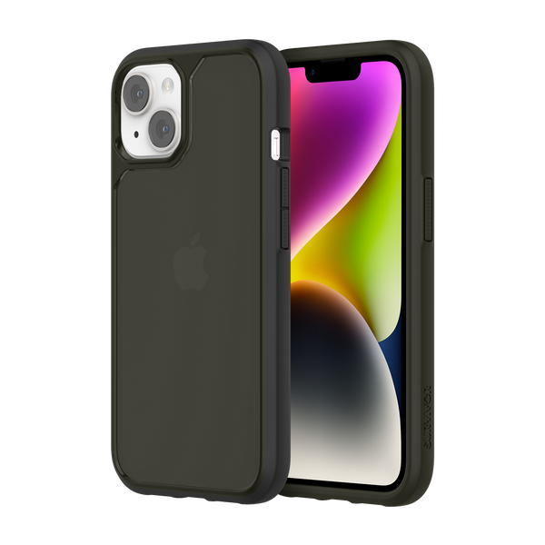 Survivor Strong Series Case for iPhone 14 / 14 Pro / 14 Plus / 14 Pro Max - Black, Clear or Powder Pink