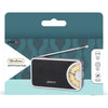Groov-e AM-FM Pocket Radio with Earphones - Black - GVAR01BK