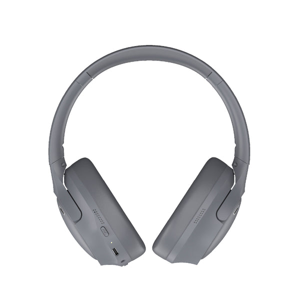 Groov-e Harmony Wireless Bluetooth Headphones with Active Noise Cancelling - Grey - GVBT1600GY