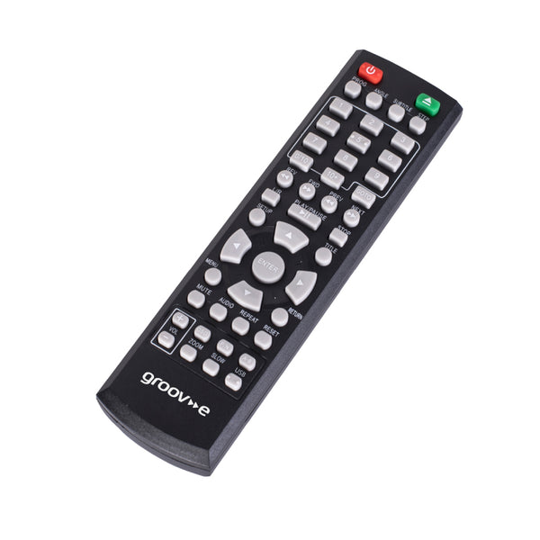 Groov-e Compact DVD Player Media Device with Full HD 1080p Upscaling - Black