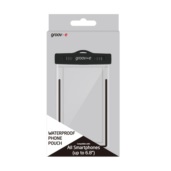 Groov-e Waterproof Pouch for Smartphones upto 6.8" - GVMP156