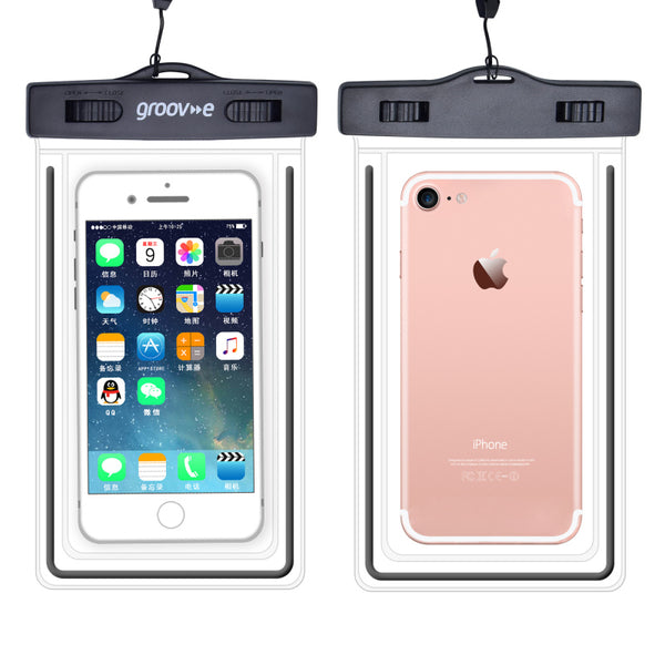 Groov-e Waterproof Pouch for Smartphones upto 6.8" - GVMP156