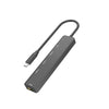 Groov-e Multiport Hub USB-C to 5 Ports (HDMI, USB-C and USB-A x 3) - Black - GVPC10BK