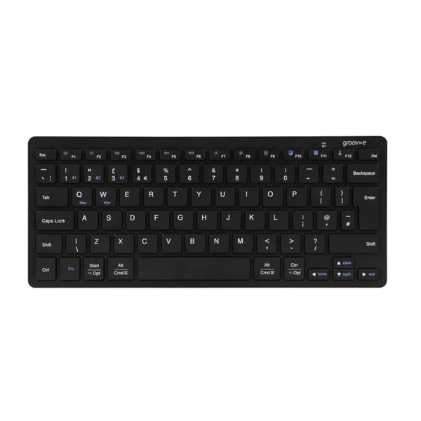 Groov-e Multi Device Wireless Bluetooth Keyboard - Black - GVPC22BK