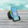 Groov-e Smartphone Holder with Wireless Charging & Bluetooth Speaker- Black - GVWC11BK
