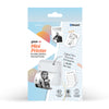 Groov-e Portable Bluetooth Mini Thermal Printer with Paper & Self-Adhesive Rolls - GVMA211WE