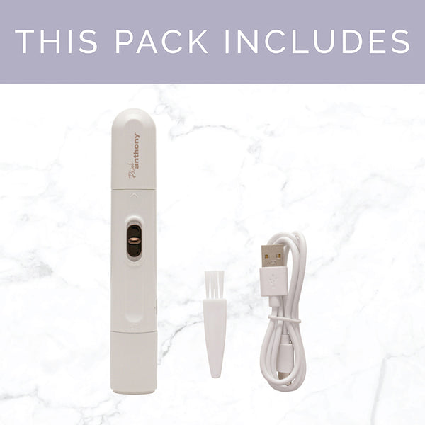 LLoytron Paul Anthony SPA Pro Lithium Rechargeable 2in1 Facial & Eyebrow Trimmer - H3501