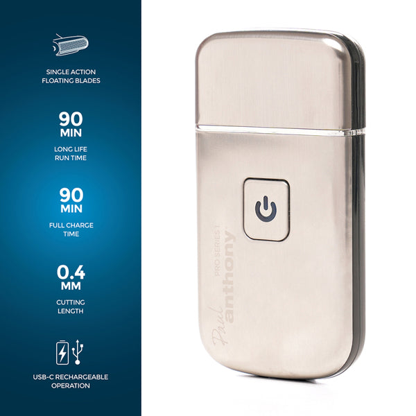 Lloytron Paul Anthony Pro Series 1 Mens USB Lithium Mobile Foil Shaver - H5002