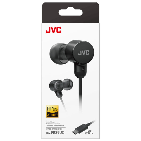 JVC In-Ear Wired Earphones with USB-C Connector - HA-FR29UC